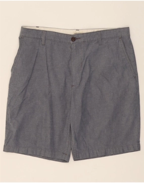 DOCKERS Mens Cargo Shorts W34 Large Blue Cotton Everyday Fit Reinforced Gusset