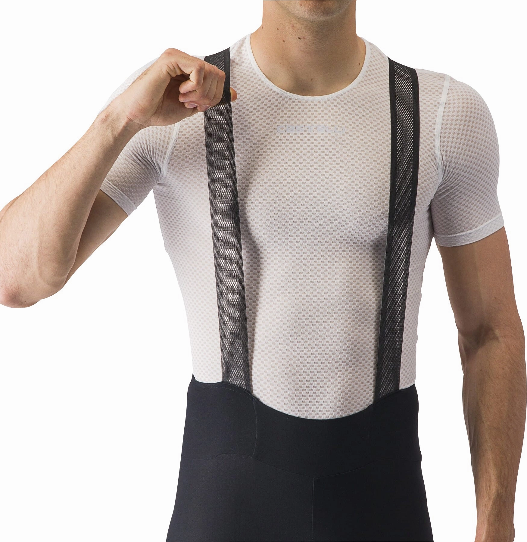 Breathable Motion Castelli Espresso Mens Cycling Bib Shorts - Black