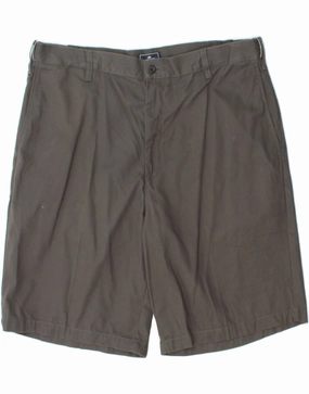 DOCKERS Mens Chino Shorts W38 XL Grey Cotton comfortable attire Crisp Look