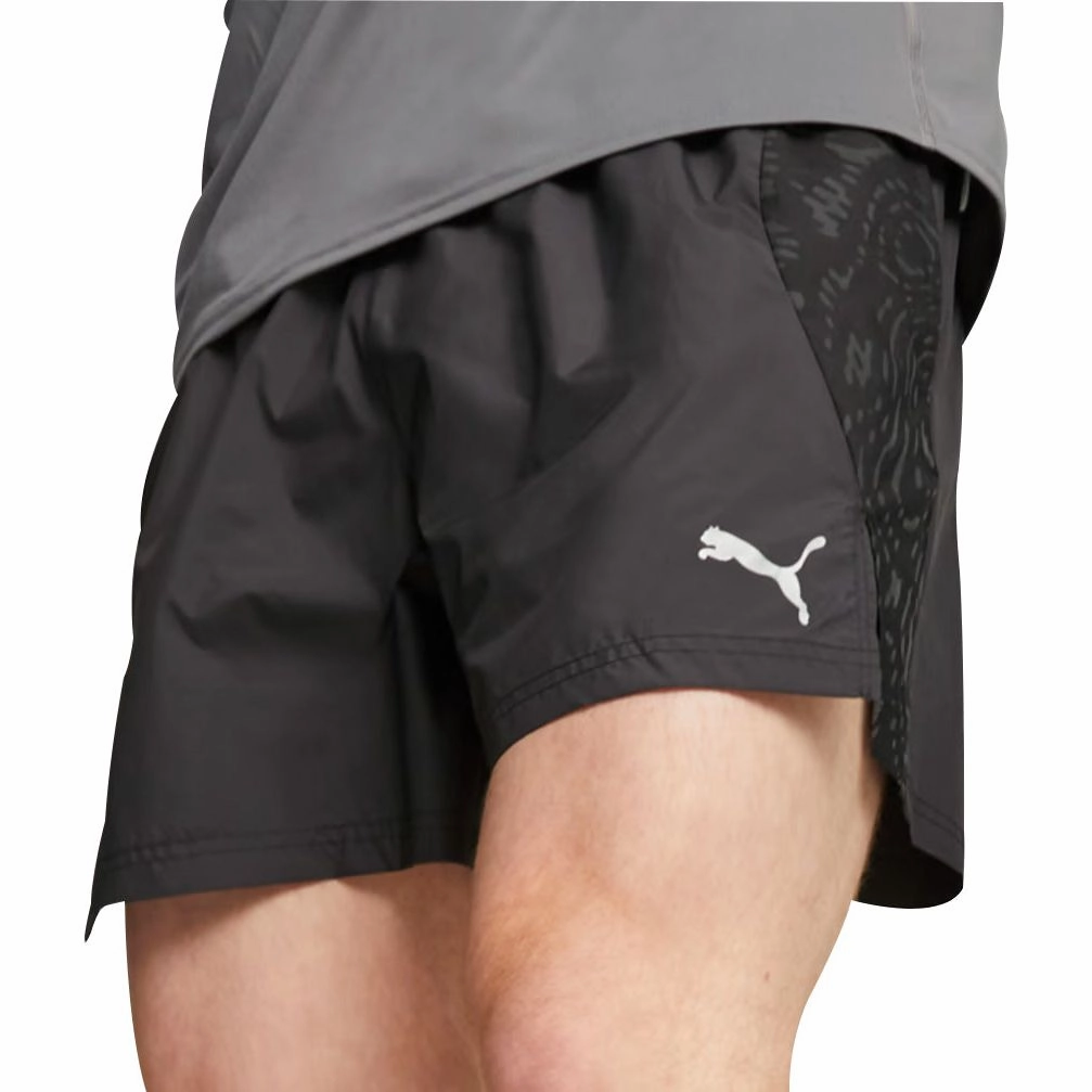 Puma Run 5 Inch Mens Running Shorts - Black Office Attire Cool Design