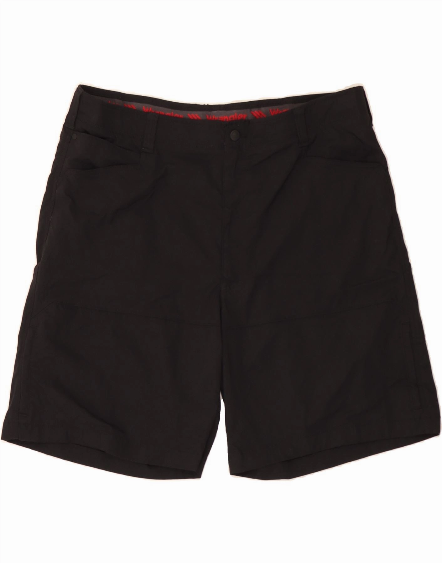 Sports Comfort Holiday Gift WRANGLER Mens Casual Shorts W42 2XL Black Nylon