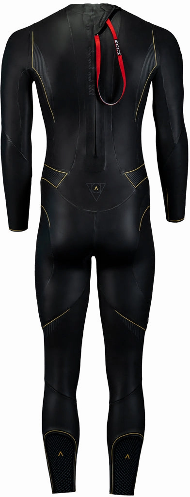 HUUB Alchemy 3:5 Mens Wetsuit - Black QuickReleaseFastener TaperedCuffDesign