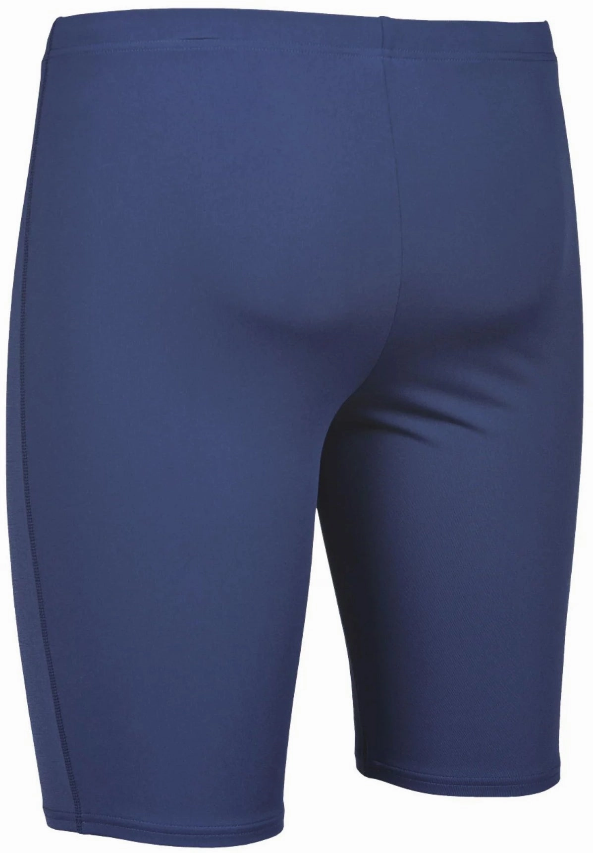 Arena Team Mens Jammer Swim Shorts - Blue Sand Proof Closure Tropical Paradise