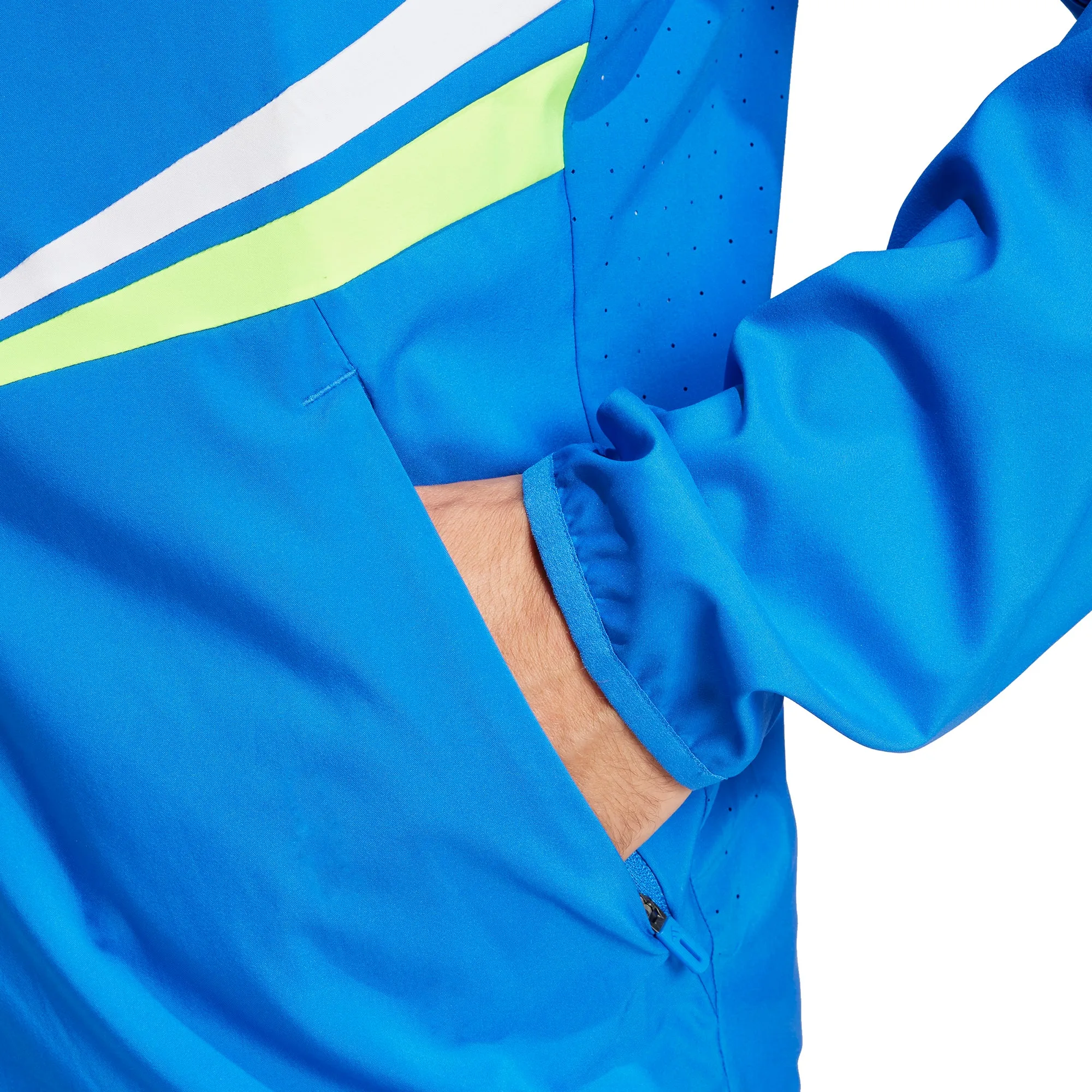 adidas Adizero Retro Mens Running Jacket - Blue Abrasion resistant Chic Look