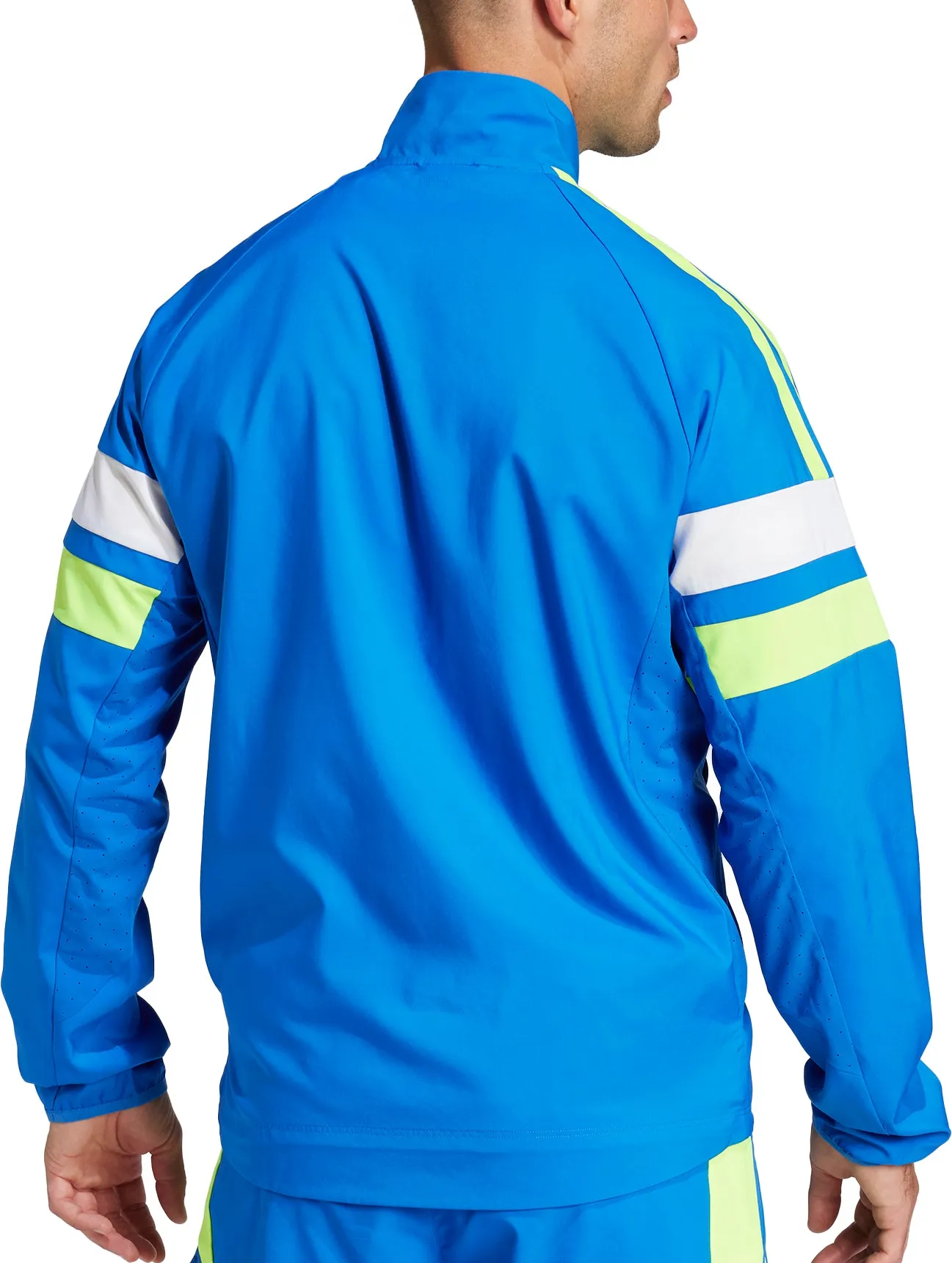 adidas Adizero Retro Mens Running Jacket - Blue Thermal wear