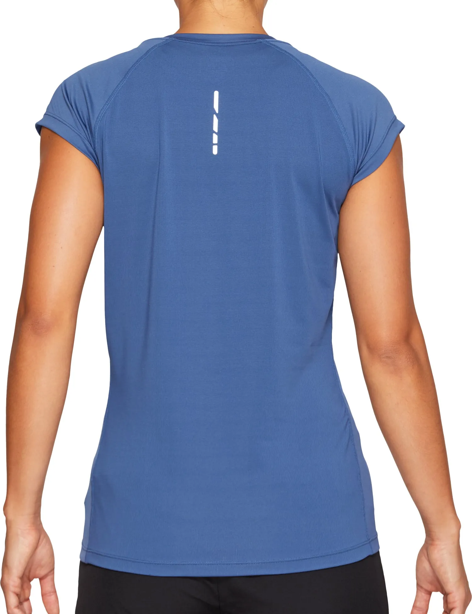 Asics Cap Short Sleeve Womens Running Top - Blue AllSeasonWear Stylish Details