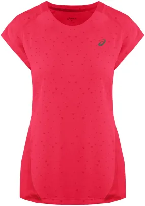 Asics Lite-Show Short Sleeve Womens Running Top - Pink Outdoor Look