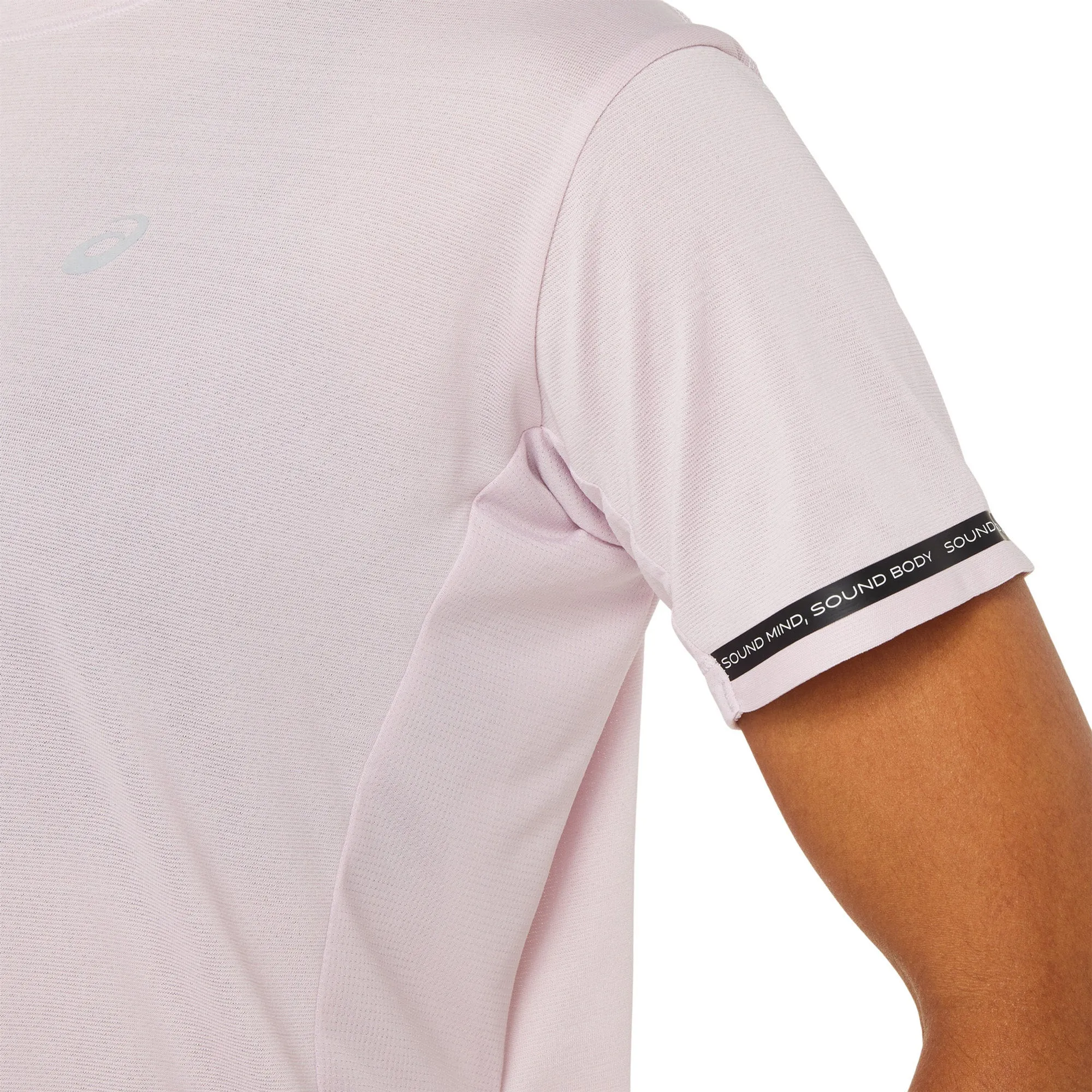 Asics Race Cropped Short Sleeve Womens Running Top - Pink Casual Essential