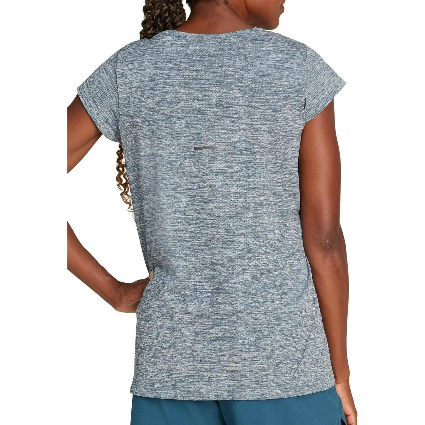 Asics Race Seamless Short Sleeve Womens Running Top - Blue Outdoor Style Trend Fur combination