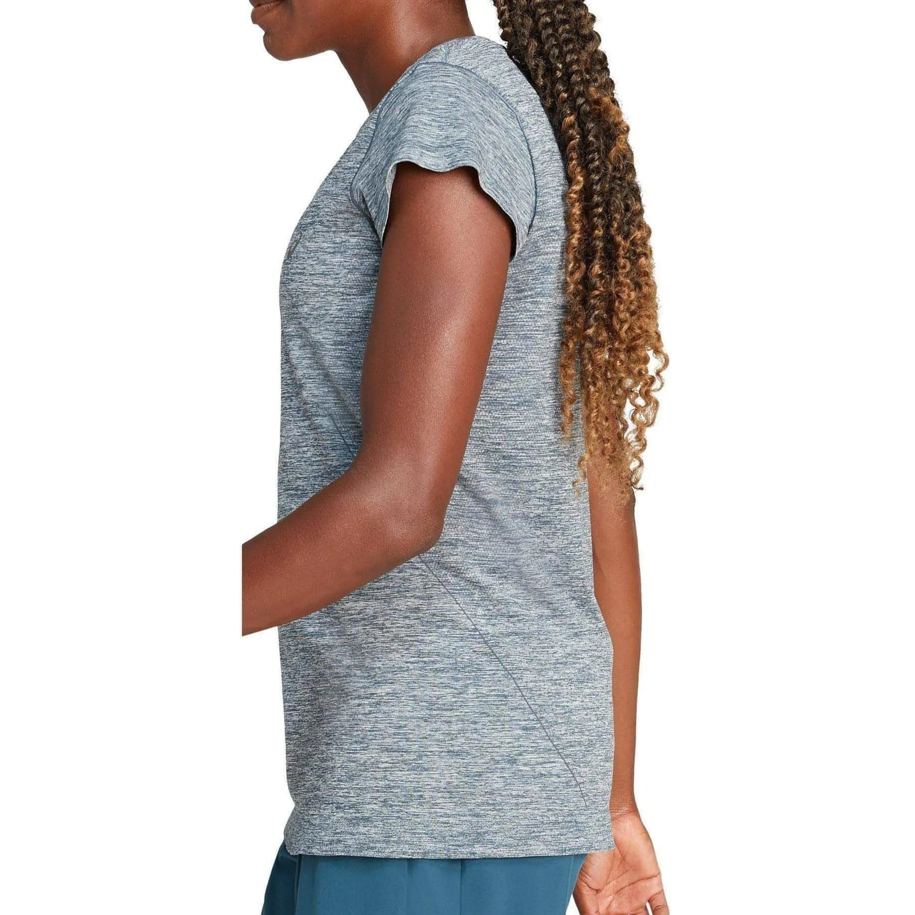 Asics Race Seamless Short Sleeve Womens Running Top - Blue Durable Knitwear Versatile Outfit