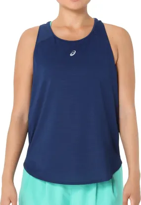 Asics Road Womens Running vest Tank Top - Blue sporty wear Flexible Weave