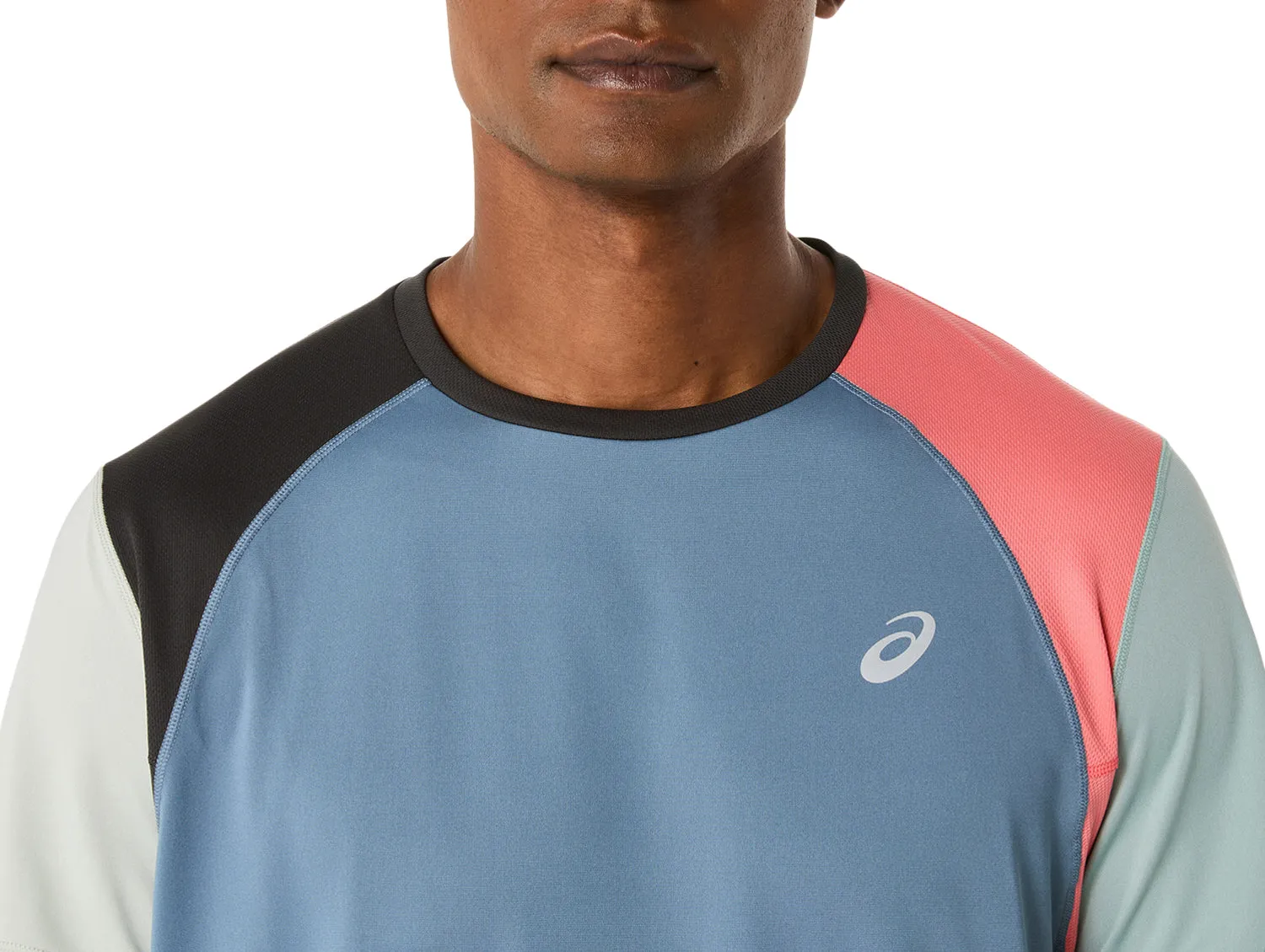 Weekend Trend Asics Shikisai Short Sleeve Mens Running Top - Blue