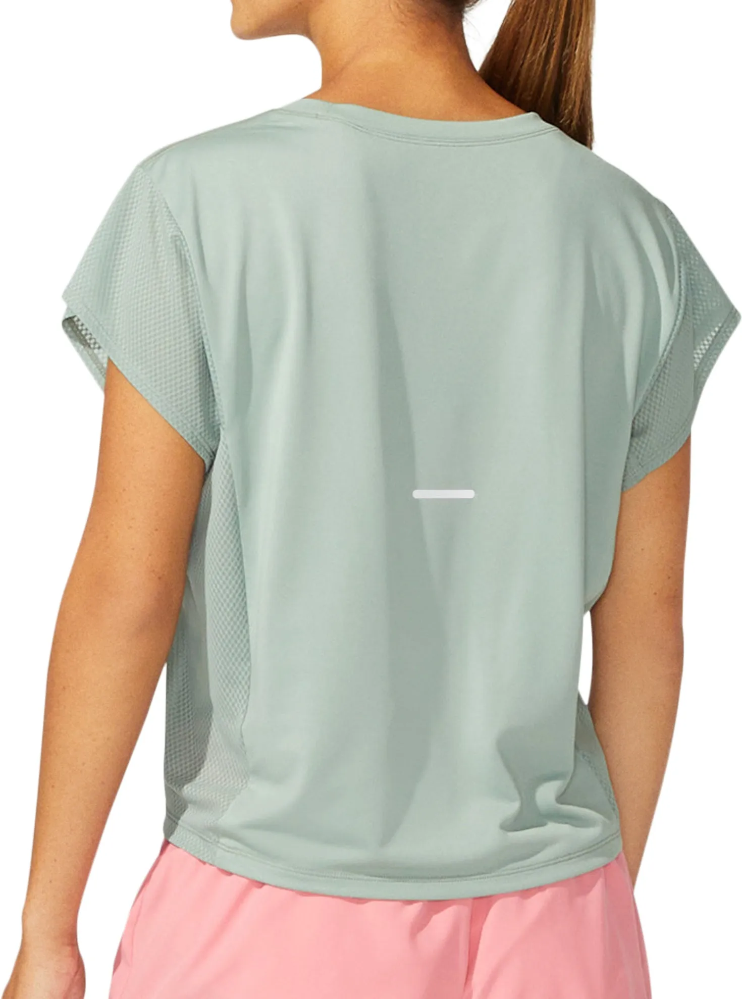 Casual Appeal Men's Asics SMSB Short Sleeve Womens Running Top - Grey