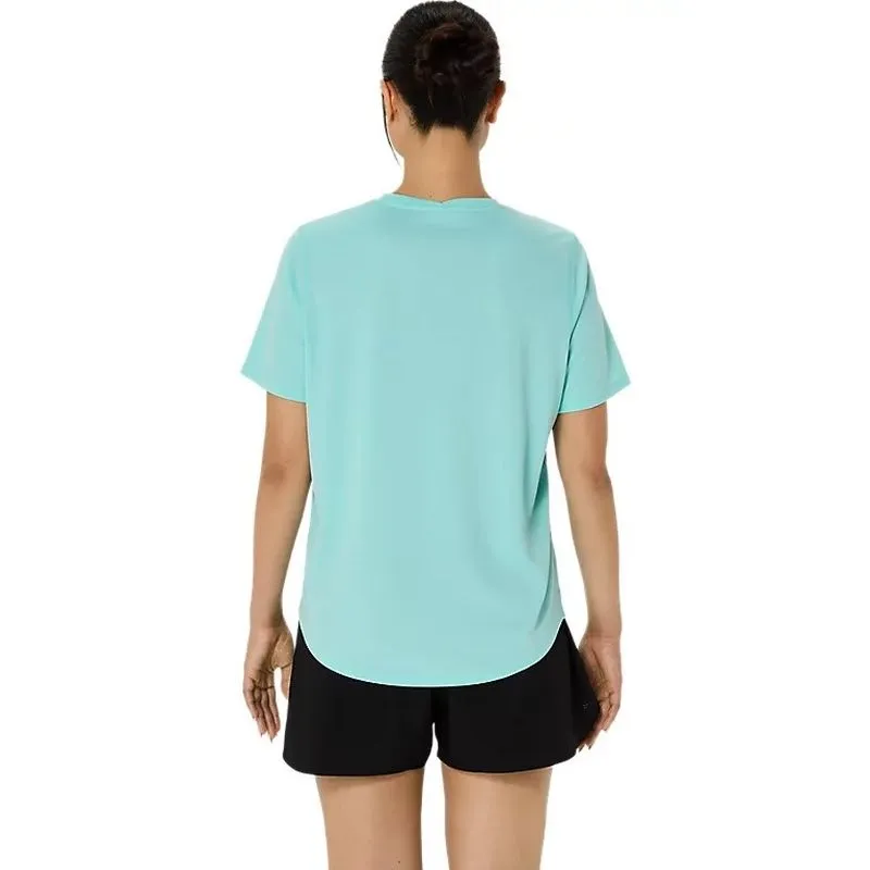 ASICS Womens Silver SS Running Top Pastel color