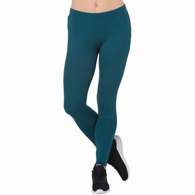 High Comfort Asics Colour Block Womens 7/8 Running Tights - Blue