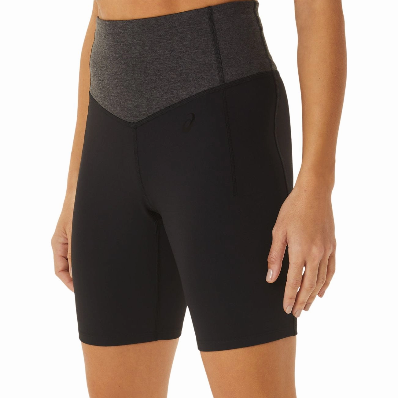 Asics Flexform Colour Block Womens Running Bike Short Tights - Black Unisex Design Breeze Stretch