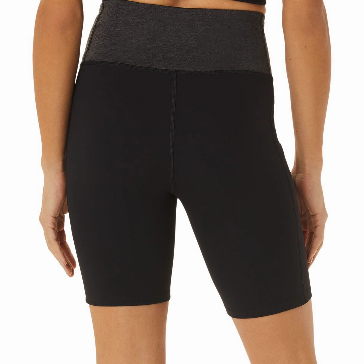 Performance Layers No Ride Up Asics Flexform Colour Block Womens Running Bike Short Tights - Black