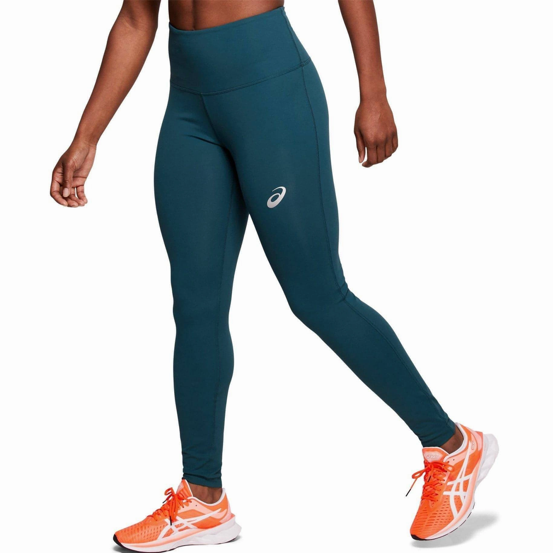 Home Lounge Fade Resistant Asics High Waist 2 Womens Long Running Tights - Blue