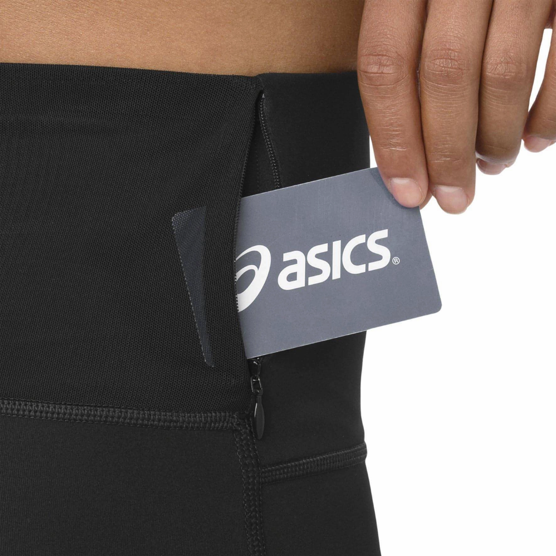 Asics High Waist Womens Long Running Tights - Black Urban Cool
