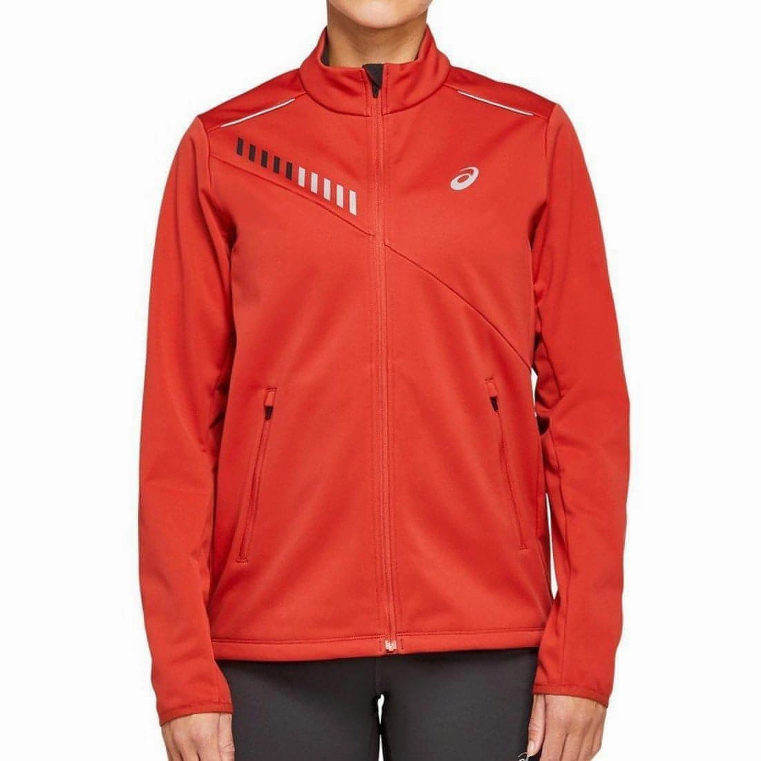 solo travel Asics Lite-Show Winter Womens Running Jacket - Orange