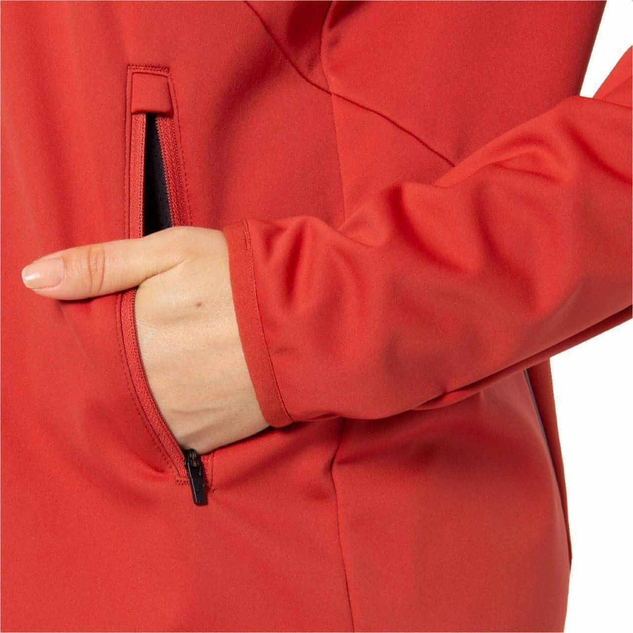 Double Layered Insulation Asics Lite-Show Winter Womens Running Jacket - Orange