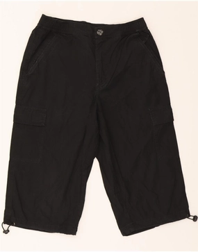 housewarming gift Christmas gift ASICS Mens Cargo Shorts W28 Small Black Cotton