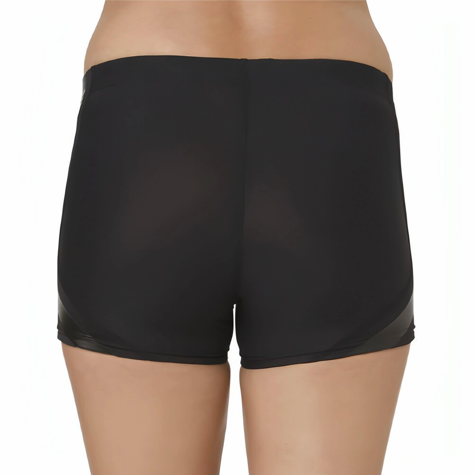 Asics Moving Womens Short Running Tights - Black Durable Weave Fabric Compact Packable Design