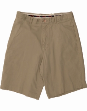 J. CREW Mens Chino Shorts W34 Large Beige Cotton Playful Prints