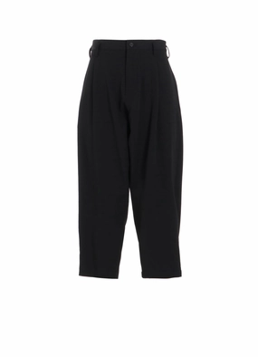 Non-Binding Fit Stretch Waist GABARDINE CROPPED PANTS