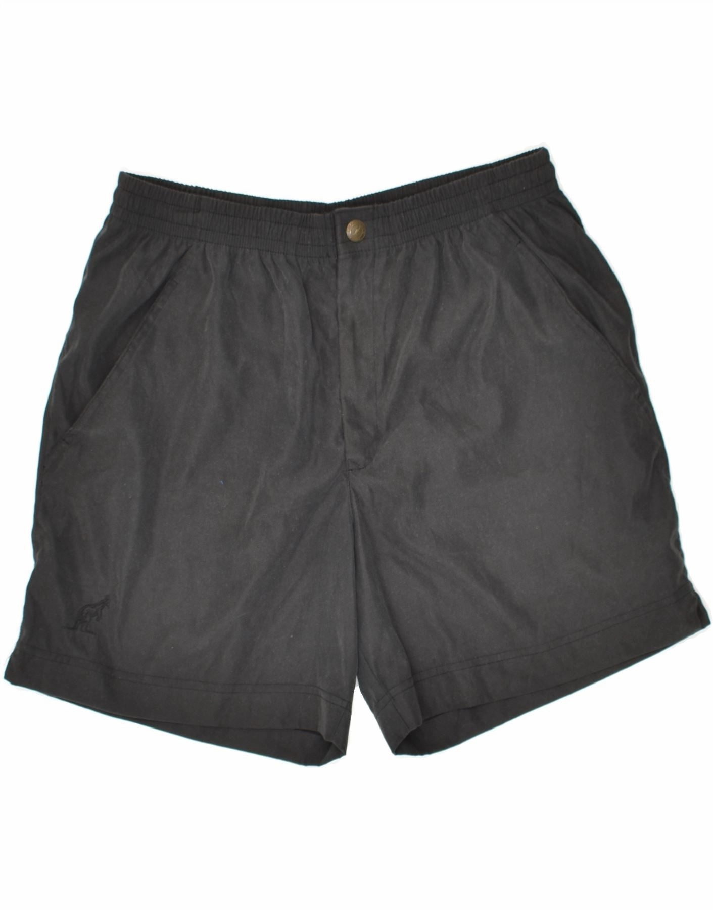 Quick Pocket Access AUSTRALIAN L'ALPINA Mens Casual Shorts IT 52 XL Black Polyester