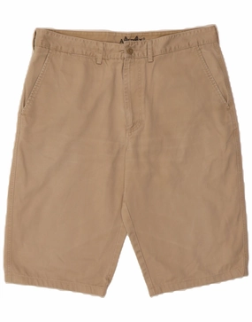 Simple Mood AVIREX Mens Chino Shorts W36 Large Beige Cotton