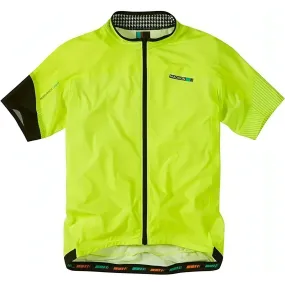 Madison Road Race Light Short Sleeve Mens Cycling Jersey - Yellow Basic Piece