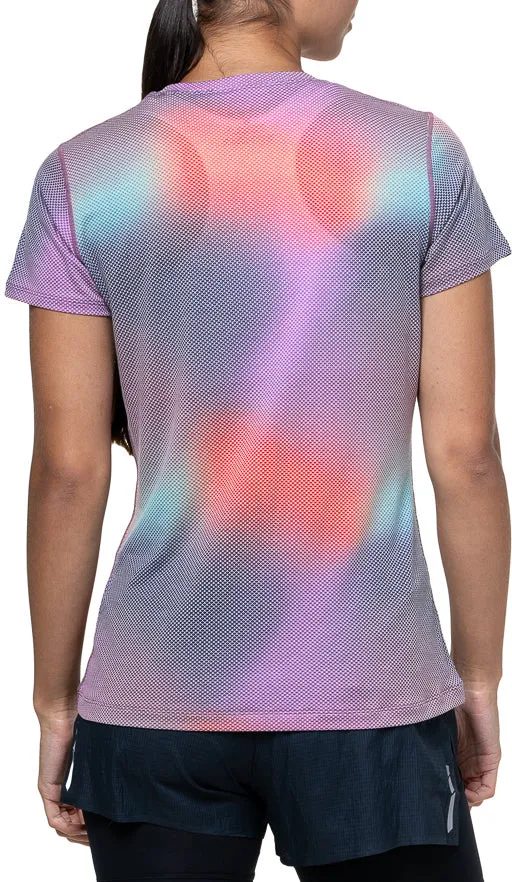 Ronhill Tech Golden Hour Short Sleeve Womens Running Top - Purple Abrasion resistant
