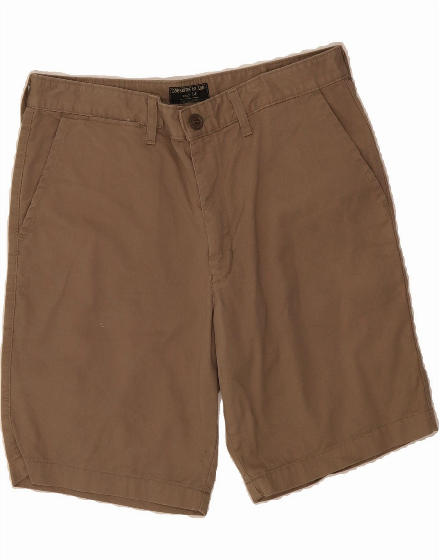 LEE Mens Chino Shorts W34 Large Beige Cotton All Day