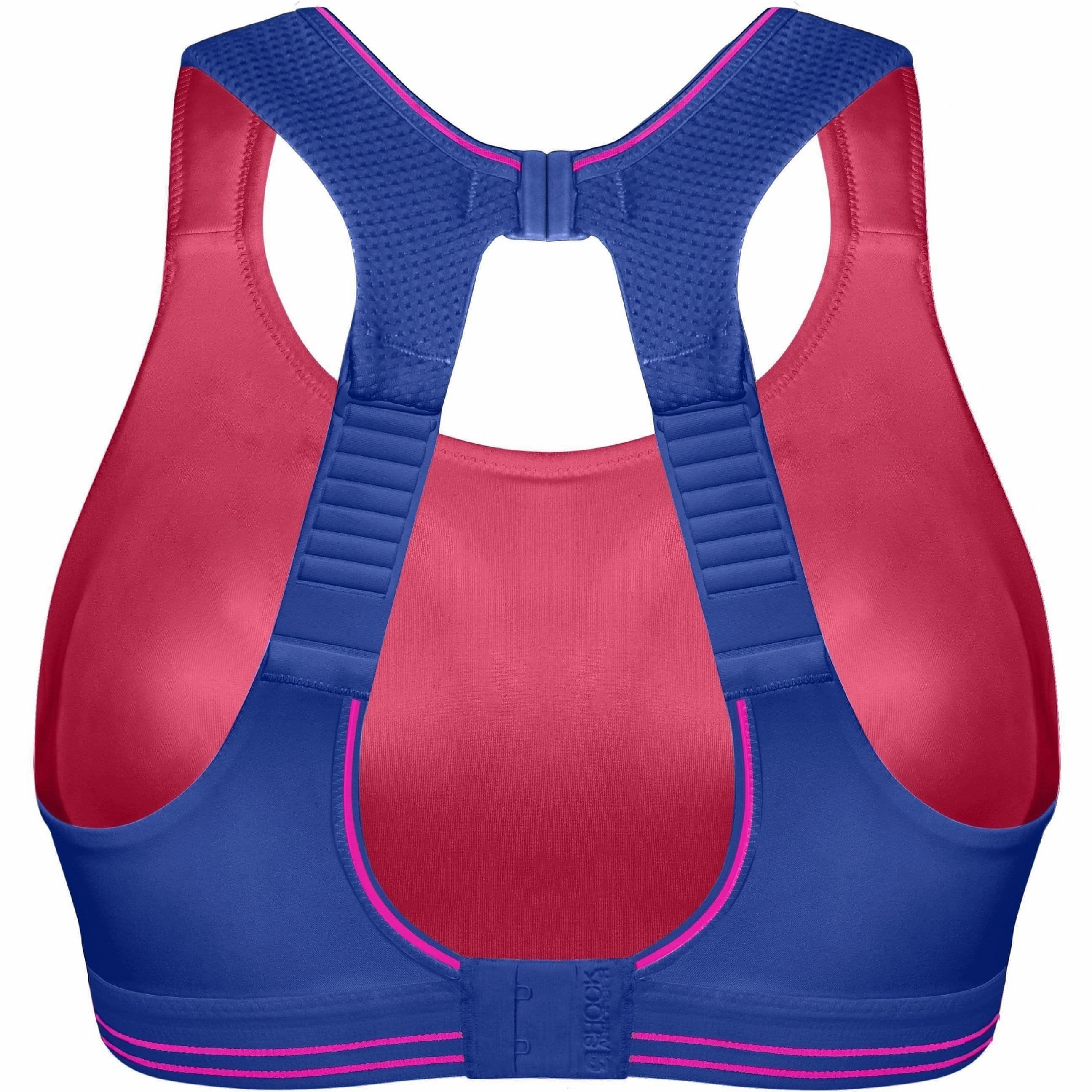 Breathable Support Non-Irritating Band Shock Absorber Ultimate Run Womens Sports Bra - Blue