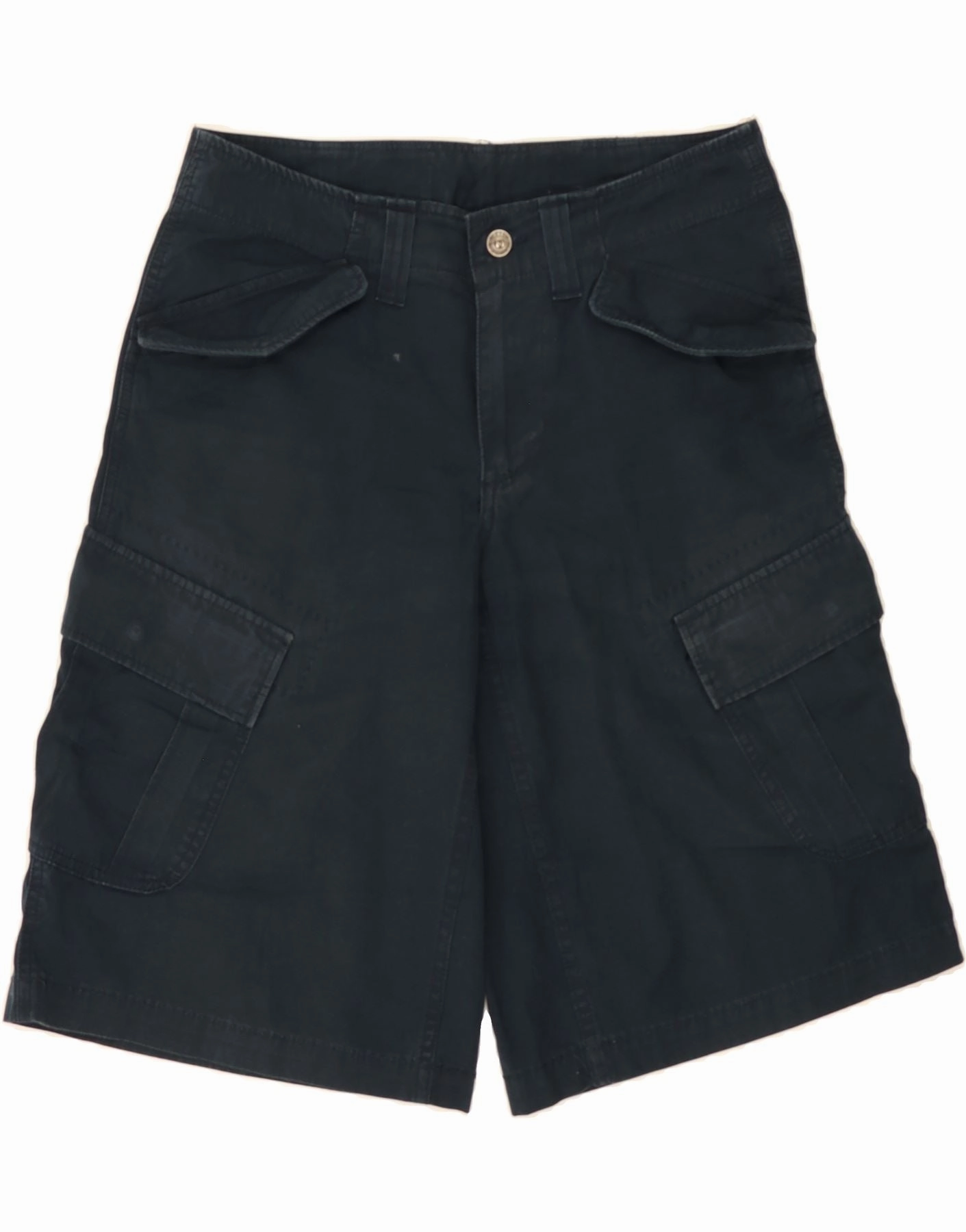 Fan gear Eco Friendly Fabric HELLY HANSEN Mens Cargo Shorts W30 Medium Navy Blue Cotton