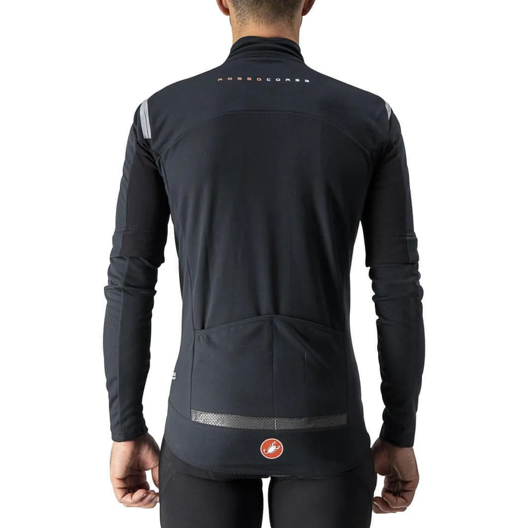 Castelli Perfetto Ros Convertible Mens Cycling Jacket - Black Promote Layer Friendly
