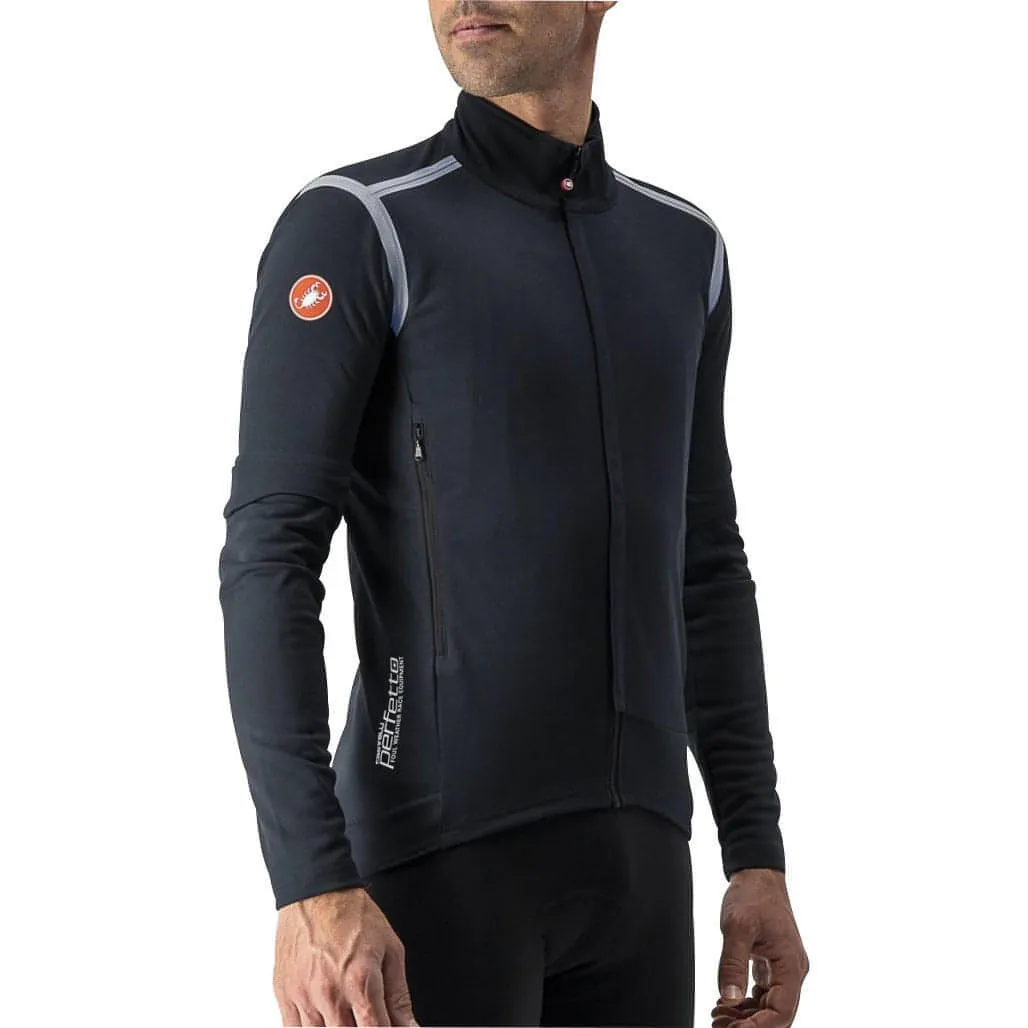 Castelli Perfetto Ros Convertible Mens Cycling Jacket - Black belt