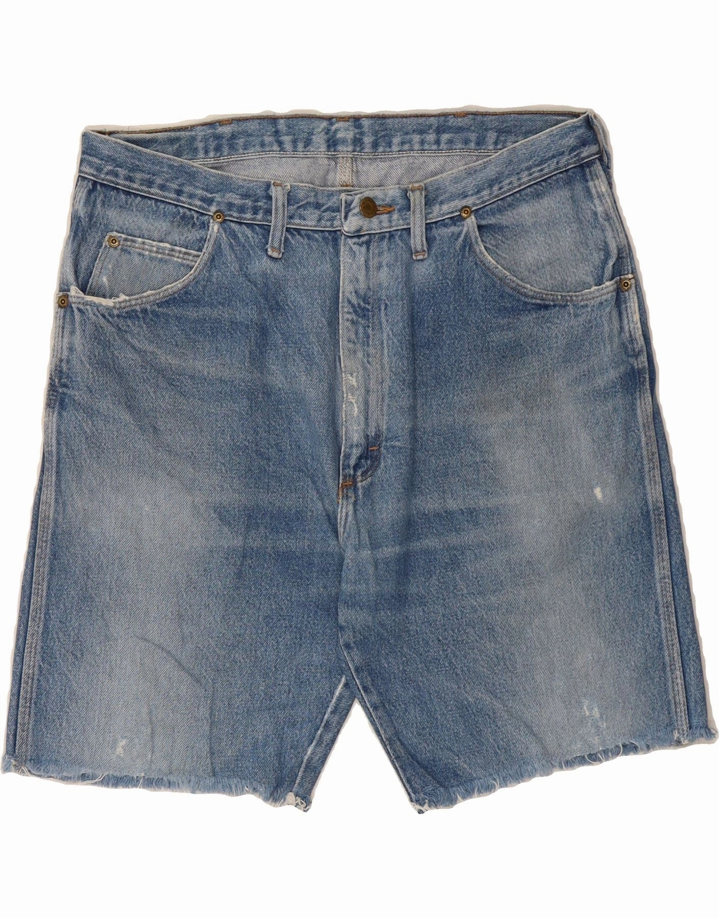 WRANGLER Mens Denim Shorts W36 Large Blue Cotton DIY project