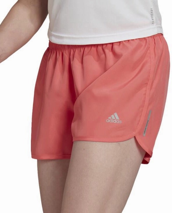 windproof Breathable mesh lining adidas 4 Inch Womens Running Shorts - Pink