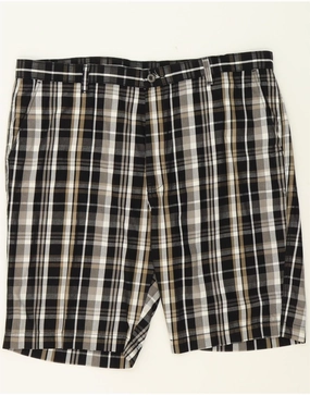 Retroreflective Accents Wool blend LEVI'S Mens Chino Shorts W40 XL Black Check Cotton