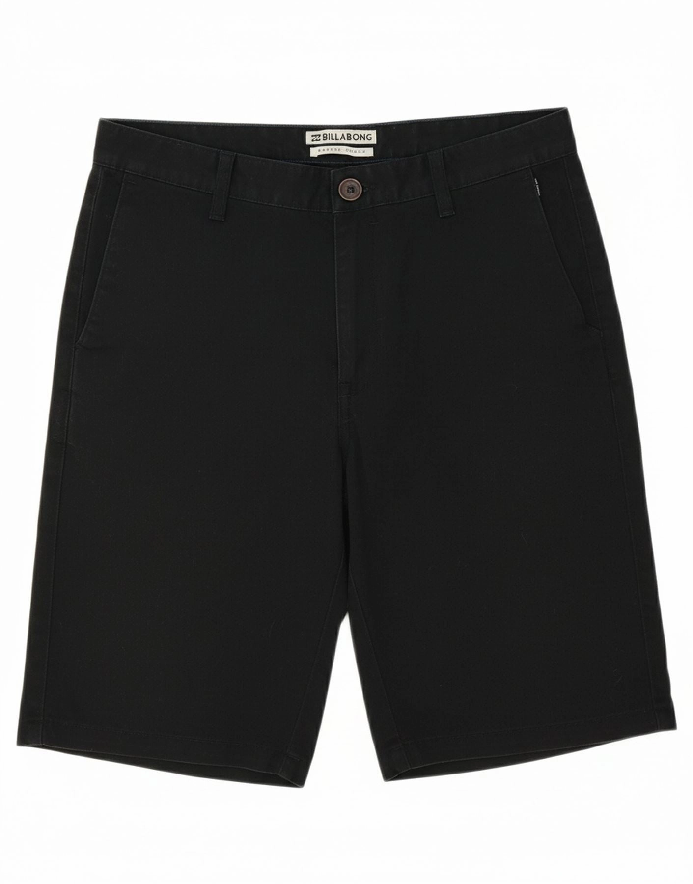 BILLABONG Mens Cargo Shorts W29 Small  Black Polyester Wrinkle Free Weave Machine washable