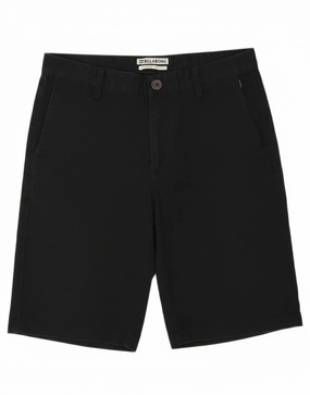 BILLABONG Mens Cargo Shorts W29 Small  Black Polyester Wrinkle Free Weave Machine washable