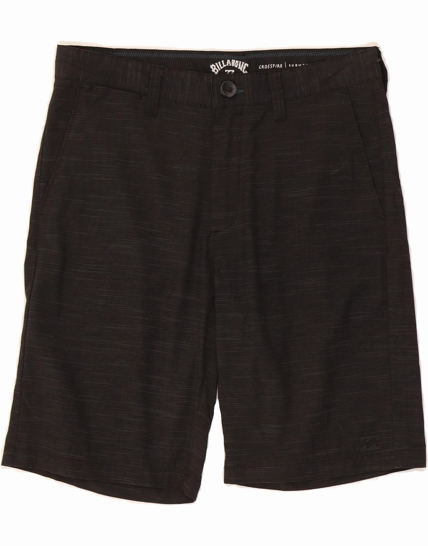 Ventilated Design Vented Hem Details BILLABONG Mens Chino Shorts W28 Small  Black Pinstripe
