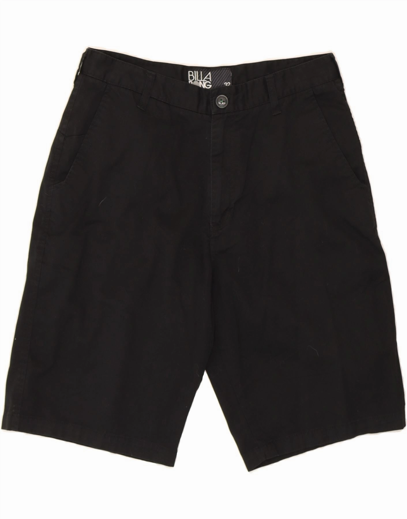 BILLABONG Mens Chino Shorts W32 Medium  Black Cotton Outdoor Layer