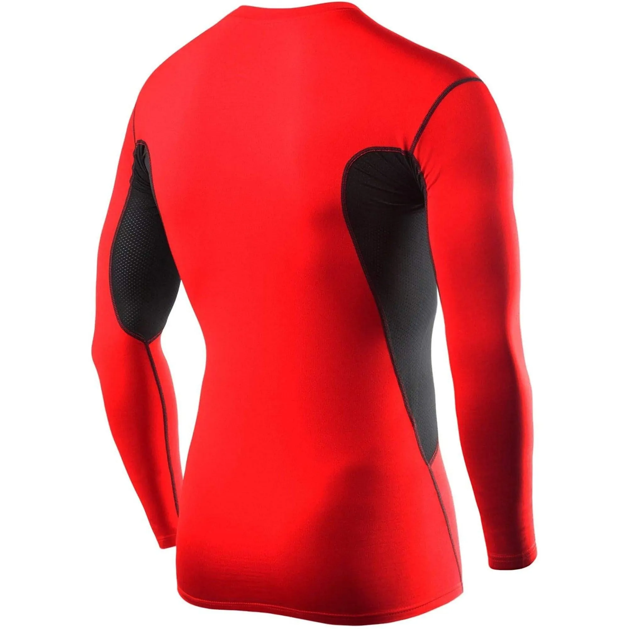 Practical Comfort TCA SuperThermal Mens Long Sleeve Compression Top - Red