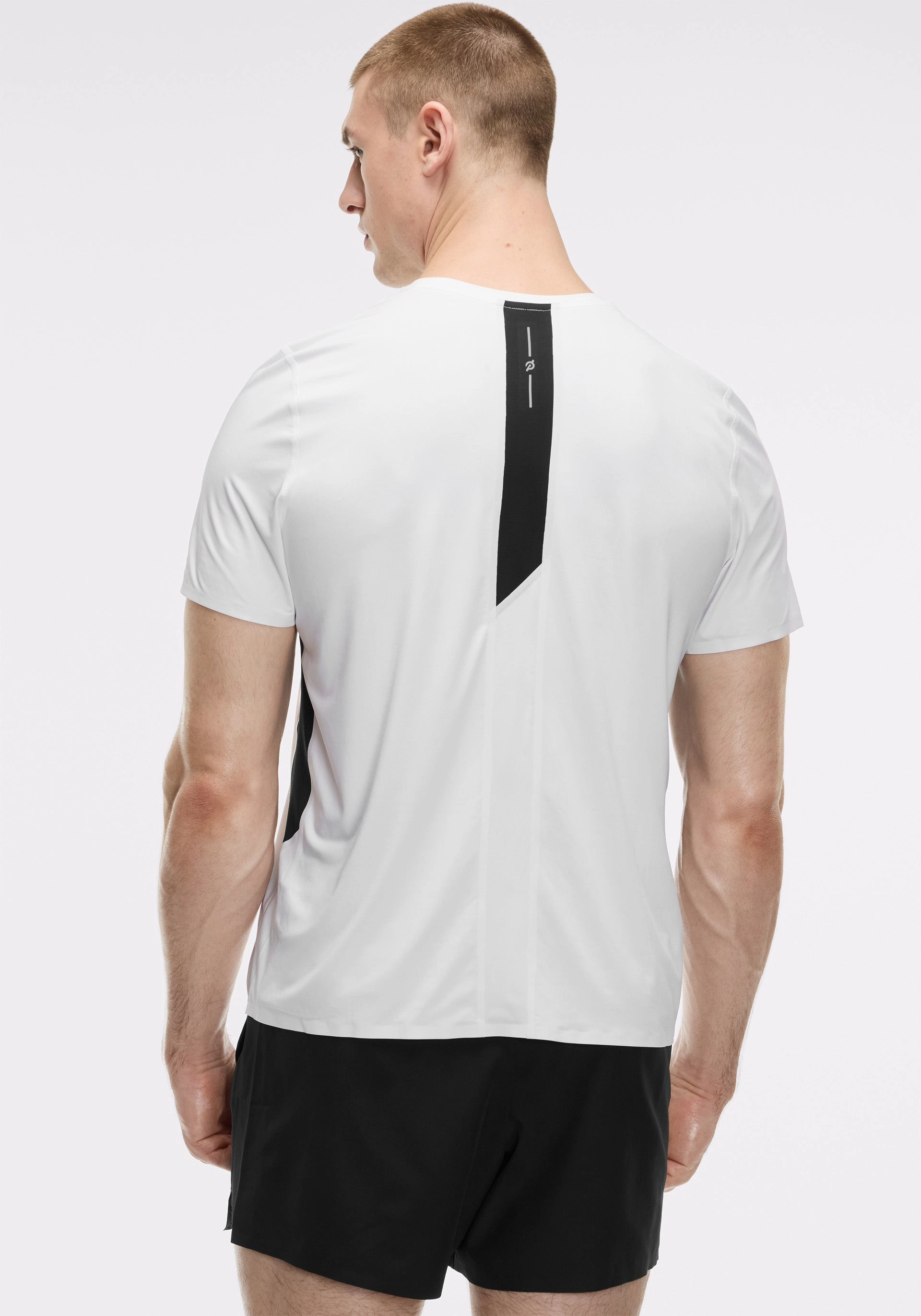 Black and White Run Set TemperatureRegulating Flexible Gusset