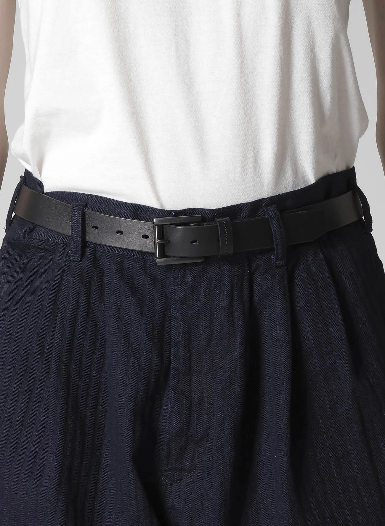 Relax Fit Ultimate Comfort BLACK SCANDAL HERRINGBONE DENIM SIDE TAPE DETAIL PANTS