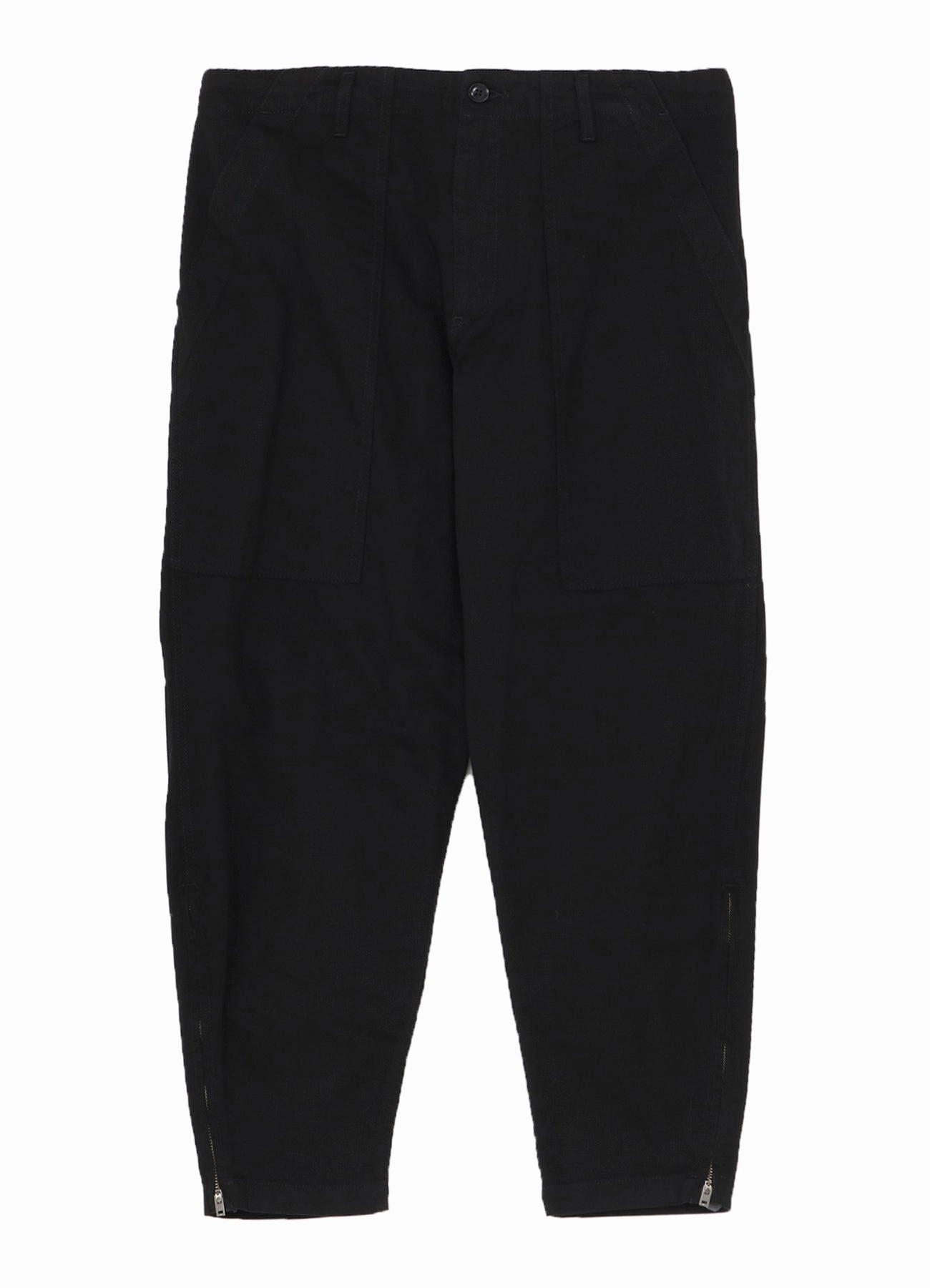 BLACK SCANDAL KATSURAGI HEM ZIP PAINTER PANTS Trendy Comfort