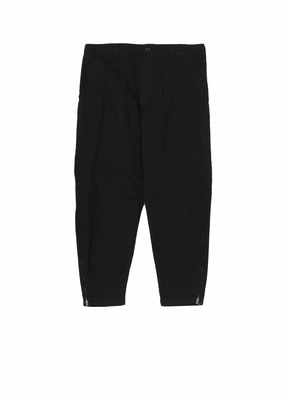 Flowy legs BLACK SCANDAL KATSURAGI HEM ZIP PAINTER PANTS
